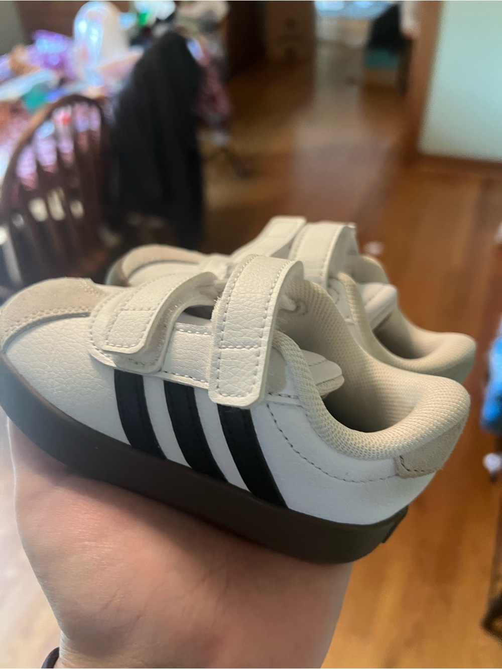 Adidas Toddler Size 5 Velcro Sneakers